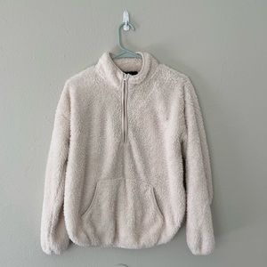 size S forever 21 fluffy zip up sweater